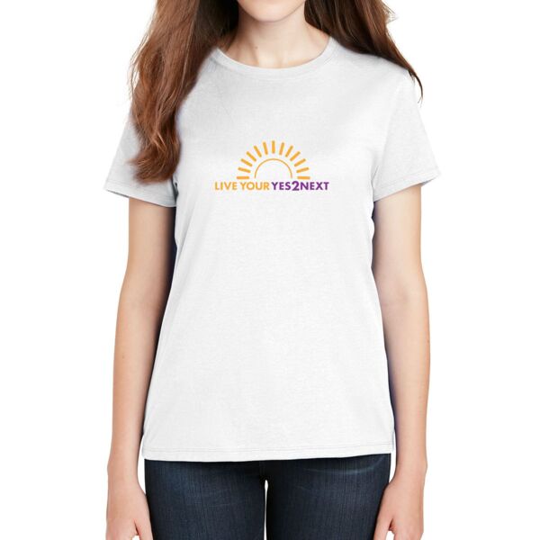 yes2next Ladies' 4.5 oz., 100% Ringspun Cotton nano-T® T-Shirt Thumbnail